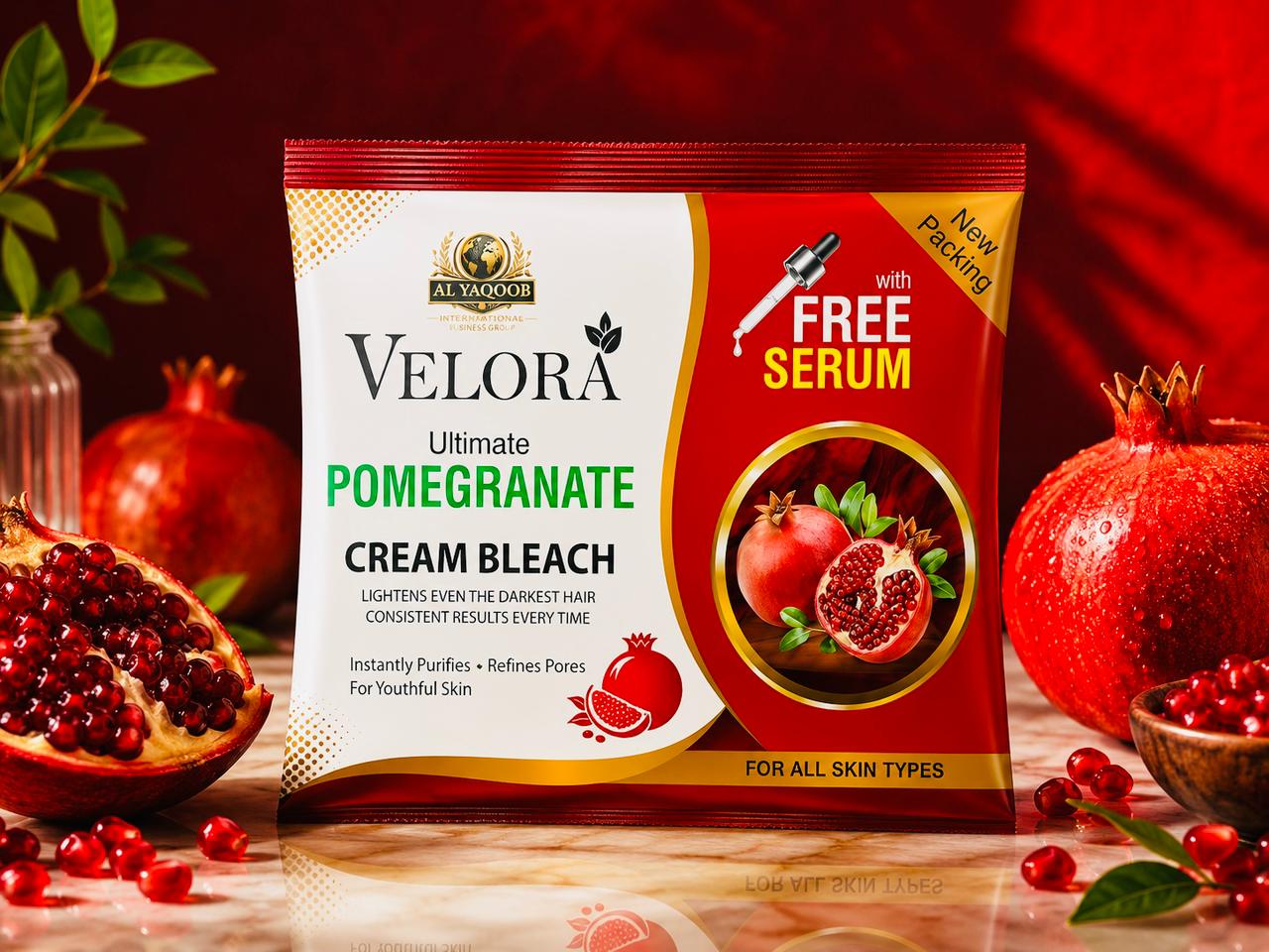 Velora Ultimate Pomegranate Cream Bleach